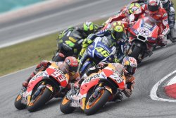 Dani Pedrosa en patron à Sepang