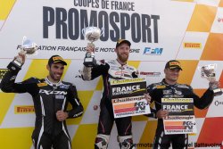 Ludovic Rizza et Thibaut Doutre complètent le podium à chaque manche 600 cm3
