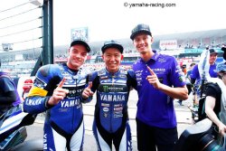3e pole d'affilée pour la Yamaha Factory team