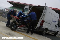 Chute de la Suzuki N°1 au raccordement