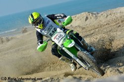 La catégorie Vétérans du Beach Cross de Berck 2015 pour Vincent Thiollier