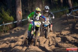 Matteo Puffet n'a pas tenu la distance pour jouer le podium à la Gurp TT Juniors 2019