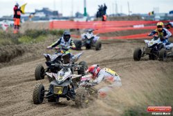 Benoît Béroudiaux contraint à rompre le combat à la Ronde des Sables Quad de Loon-Plage 2018