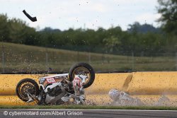 Une course qui n'a pas pu aller à son terme