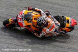 Marc Marquez est en haut de la feuilles des chronos de Sepang 2