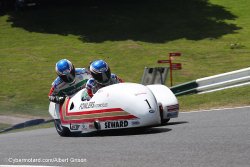 Steve Webster et Paul Woodhead en piste