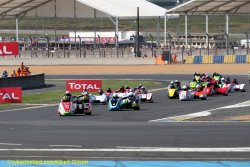 Départ de la première manche du mondial side-car
