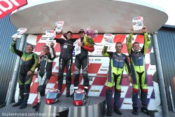 Podium général de la course du samedi 