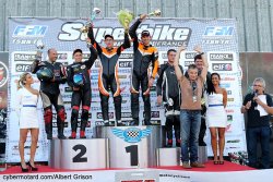 Podium général du samedi