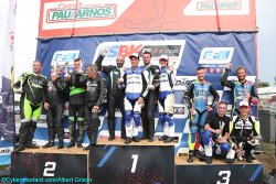 Podium de la bonne humeur à Pau