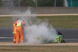 Les espoirs de Lebail/Leveau partent en fumée