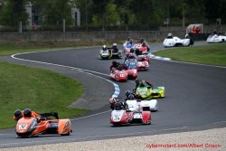 Départ de la première course, le samedi