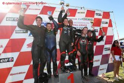 Podium général samedi