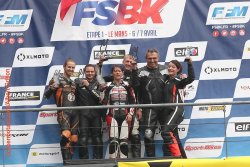 Podium F2 samedi