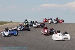 La photo de famille du side car à Lédenon