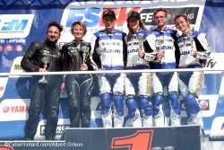 Podium F2 1ere course (samedi)