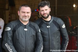 Eric Berthet (à gauche) et Maxime Vasseur pour tout le championnat.