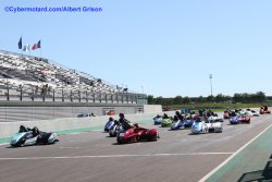 Départ course de side car samedi