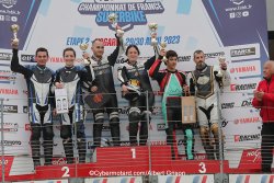 Podium courses 2 (dimanche matin) et 3 (dimanche après-midi)