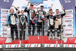 Podium course 2, dimanche matin