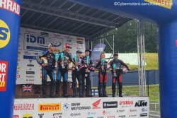 Podium de la Sprint Race (samedi)