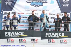 Podium F2 de la première course du samedi 25 mars 2023