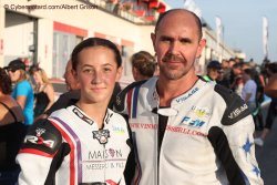 Première course en FSBK pour les Morel