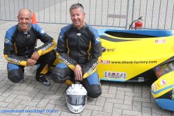 Olivier Dichamp et Vincent Peugeot, prennent la pose