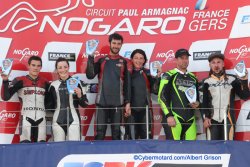Podium F2 1ere course (samedi)
