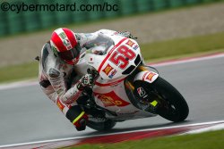 Marco Simoncelli (Honda) est très rapide aux essais, il devrait concrétiser en course !