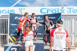 Podium scratch de la course 1