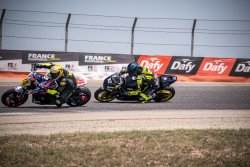 La bataille dans le peloton !
