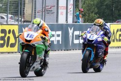 Jules Cluzel et Sandro Cortese ne se sont pas quittés d'une semelle tout au long de la course !