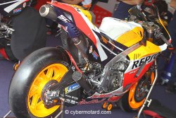 Gros travail de développement chez Honda avec Marquez 
