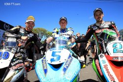 Un podium supersport...presque identique qu'en première manche