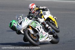 Erwan Quellet 2e lors de la 1ère partie du 600 cm3