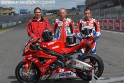 Sébastien Prulhière, David Brière et Stéphane Molinier, les 3 pilotes du Team 18.