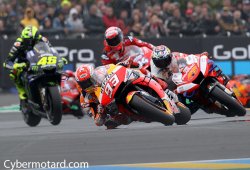 Marquez s'impose sur le circuit Bugatti lors du GP de France moto