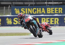 Fabio Quartararo s'est montré plus rapide que Danilo Petrucci sur sa Ducati officielle !