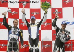 Premier podium de Bruno Destoop
