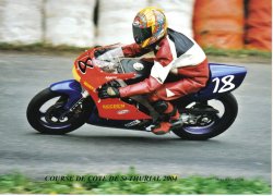2004, En solo, à 14 ans en course de côte