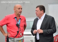 Jean Jacques Lapeyre ( à gauche) ne présidera plus aux destinées du circuit d'Albi !