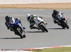 Romain Mansat en leader de la 2e manche 600 promosport