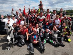 Podium deuxieme manche
