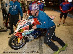 Abandon de la BMW N°56 en superstock