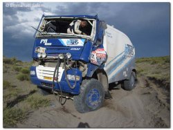 Ce concurrent (en camion) s'est fait surprendre...