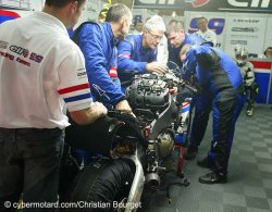 La Honda N°99 victime d'un court circuit