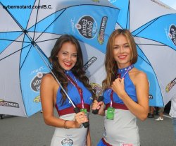 Des hotesses du motoGP de Brno