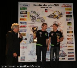 Un podium superbike 100% kawasaki