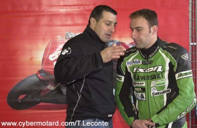 P.Piot avec D.Barrot de Power Bike